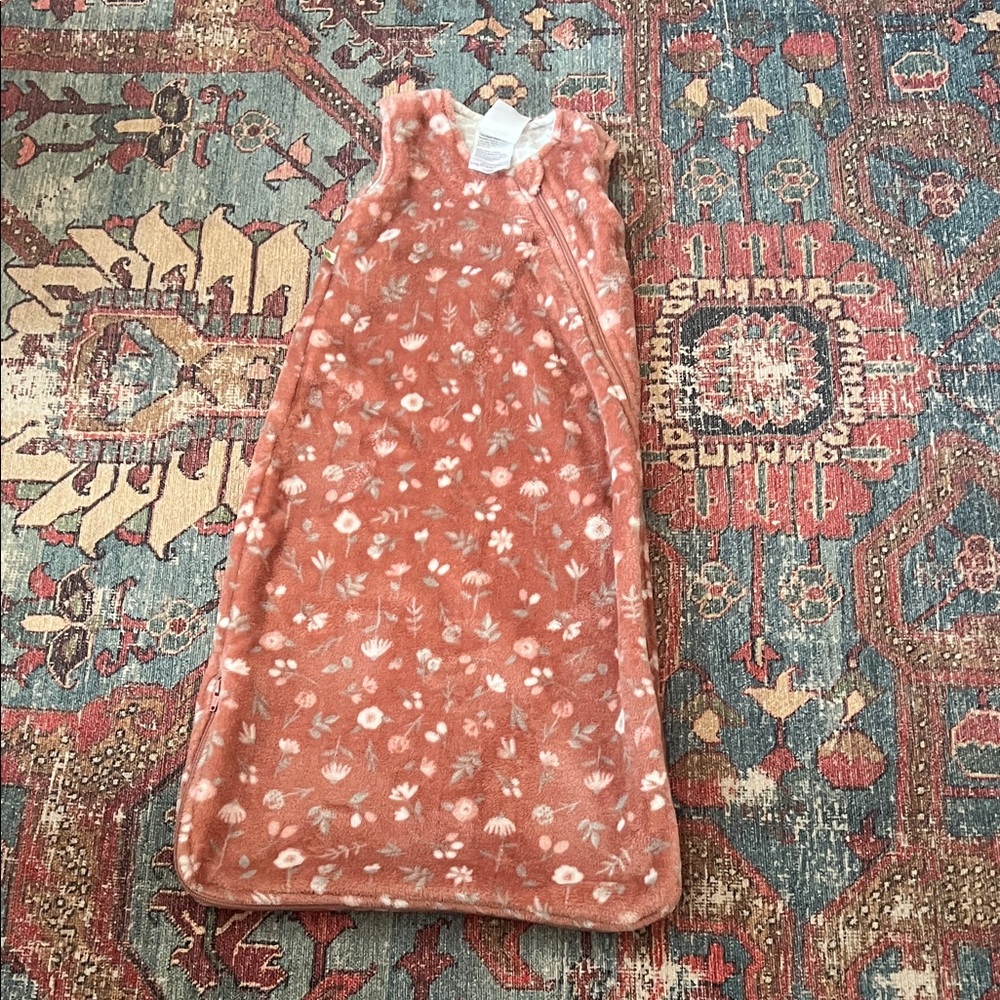 Floral Coral Kids Sleep Sack
